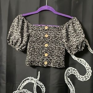NWOT Off shoulder crop top